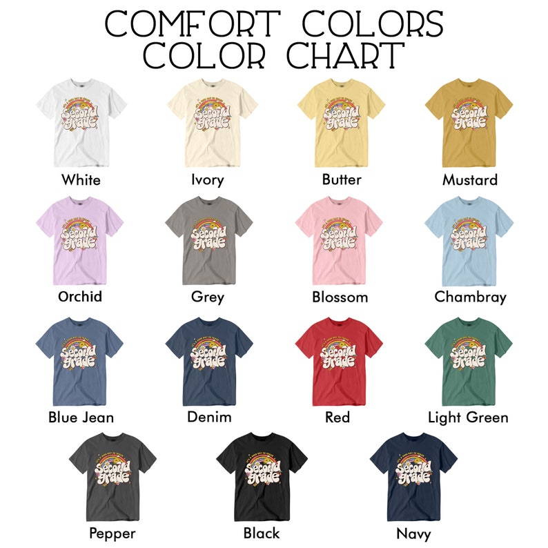 It’s A Good Day To Teach Second Grade Comfort Colors Shirt, 2nd Grade Rainbow Shirt, Second Grade Teacher Tee, 2nd Teacher Back to School